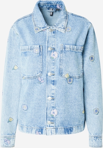 mėlyna PIECES Demisezoninė striukė 'PCBENNIE': priekis