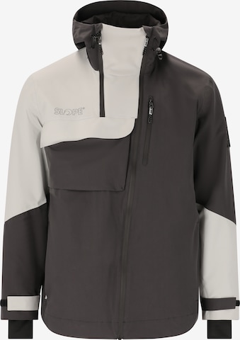 SLOPE Athletic Jacket 'Zuko' in Grey: front