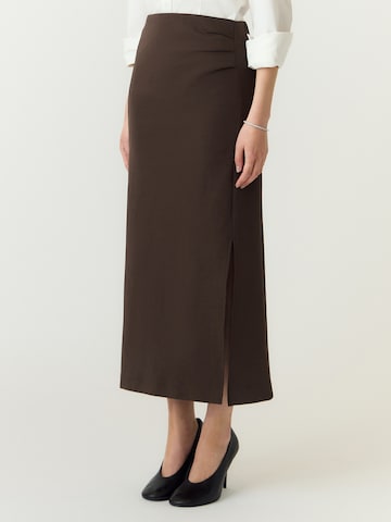 YAS - Falda 'YASPINA' en marrón