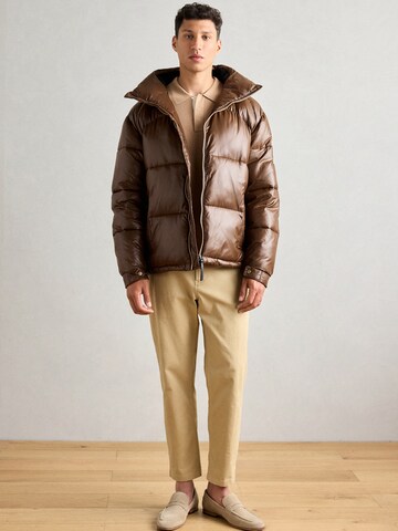 SCOTCH & SODA - Casaco meia-estação em castanho