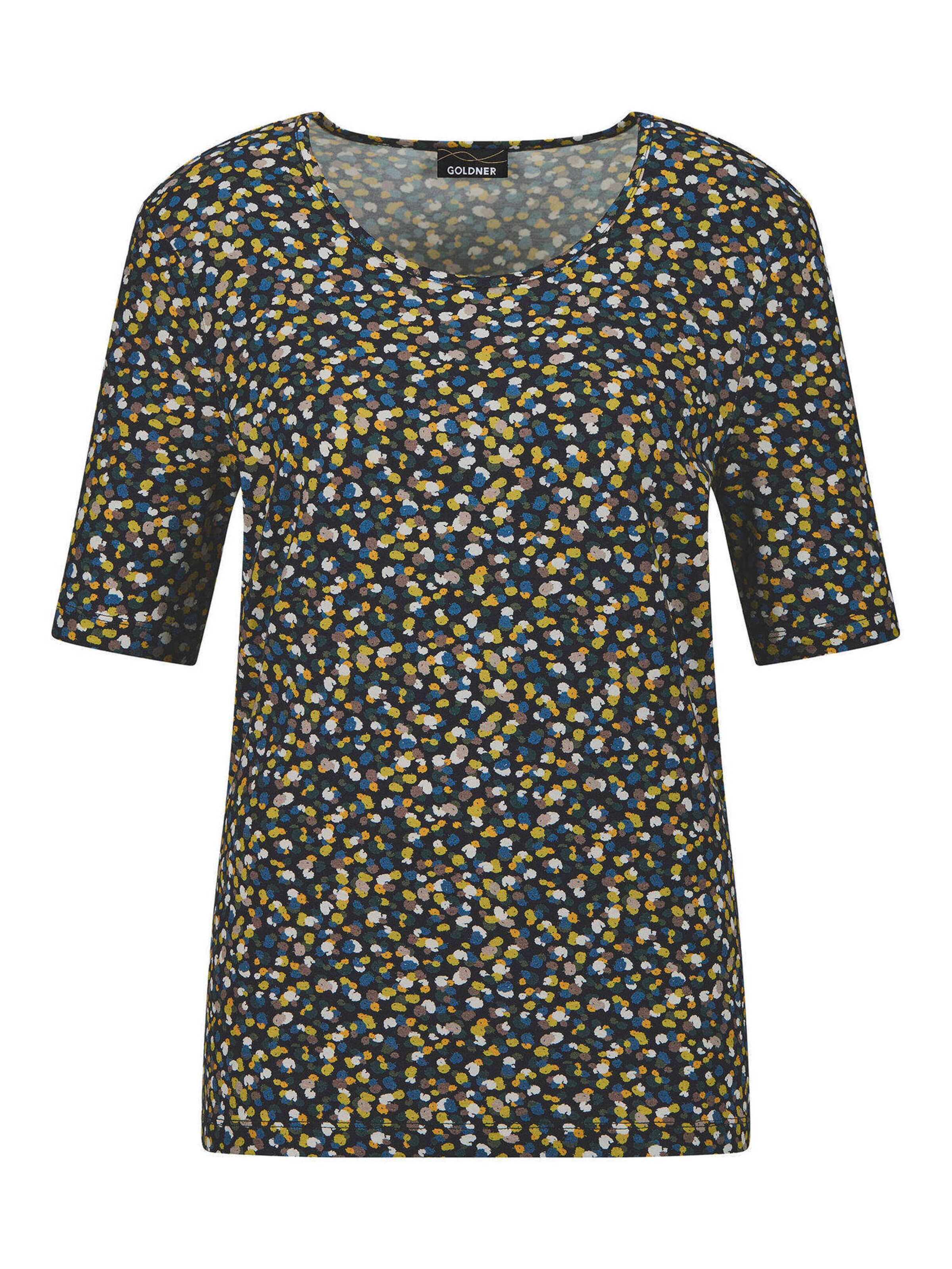 Goldner Shirt in de kleur Marine / Gemengde kleuren, Productweergave