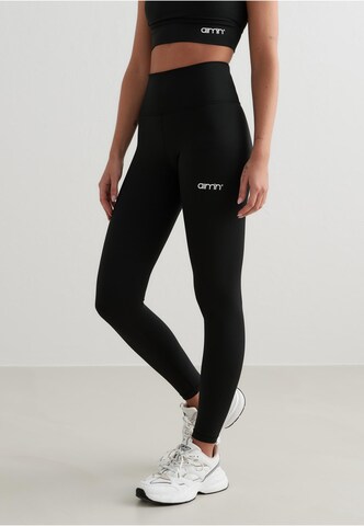 Skinny Pantalon de sport Aim'n en noir