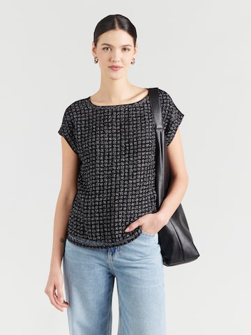 s.Oliver Bluse in Schwarz: Vorderseite