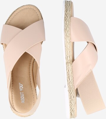 ABOUT YOU Sandals 'Nadja' in Beige