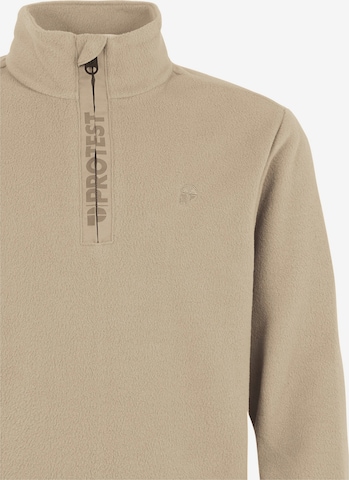 PROTEST Sportsweatshirt 'Reperfecty JR' in Braun: Vorderseite