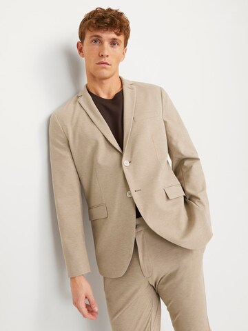 Coupe slim Veste de costume 'Jones' JACK & JONES en beige