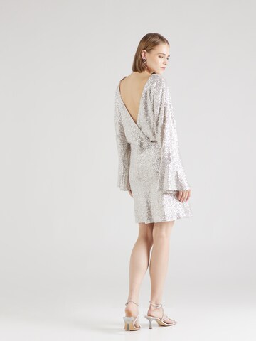 IROKoktel haljina - srebro boja