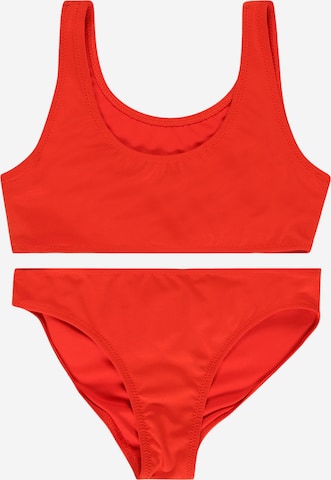 Calvin Klein Swimwear Bustier Bikini i rød