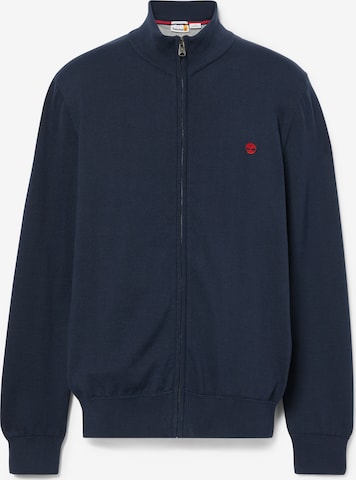 TIMBERLAND Knit cardigan 'Williams River' in Blue: front