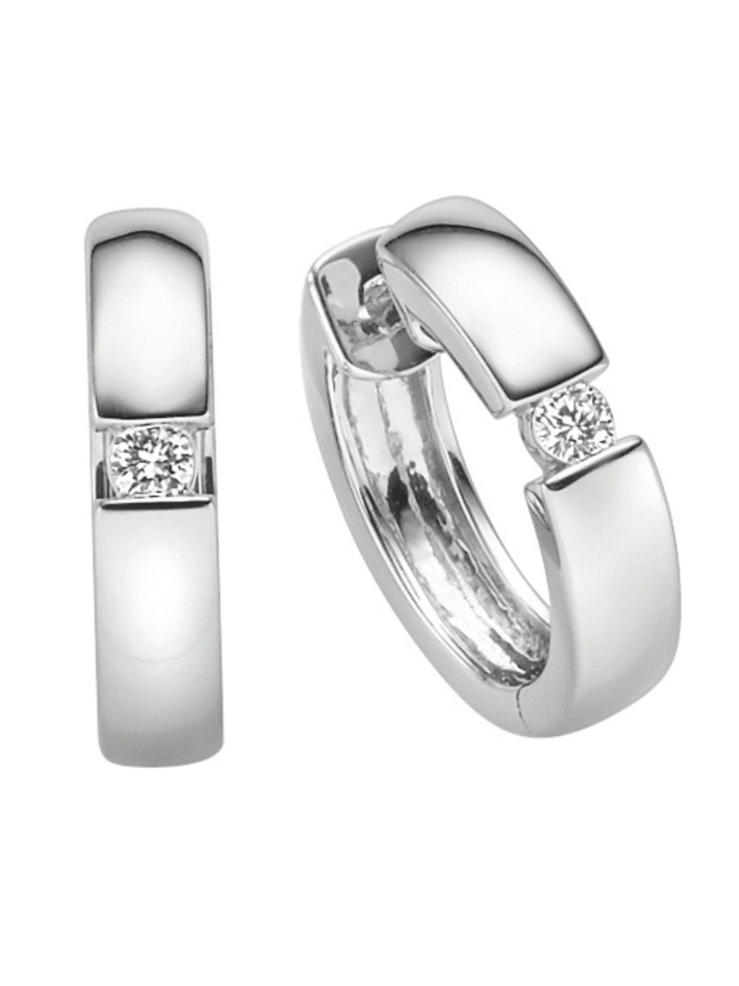 Adelia´s Earrings in Silver: front