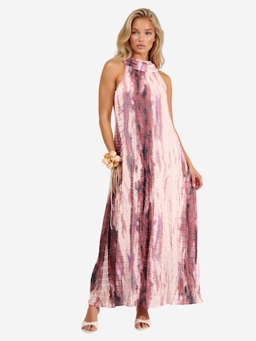Qu Style - Vestido 'Maxi' em rosa