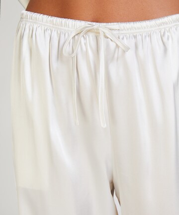 Hunkemöller Pyjamabroek in Wit