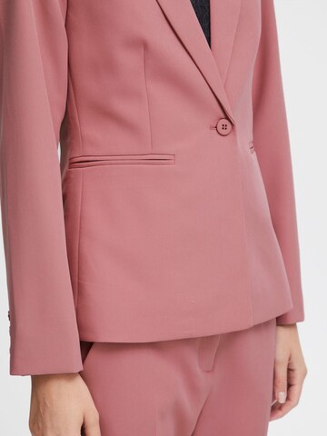 ICHI - Slimfit Blazer 'Lexi' en rosa