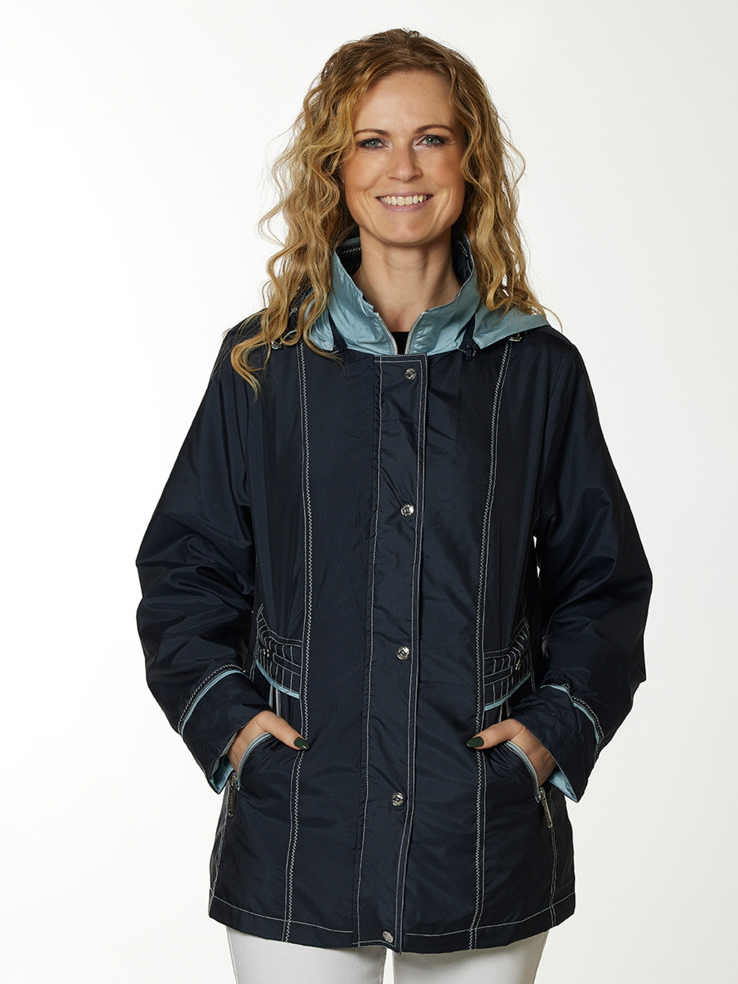 Frauen Jacken Windfield by Danwear Übergangsjacke 'Bao' in Blau - TC92067 Frauen Jacken Windfield by Danwear Übergangsjacke 'Bao' in Blau - TC92067