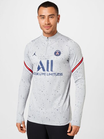 NIKE Sportsweatshirt 'Paris St.-Germain Strike' in Grijs: voorkant