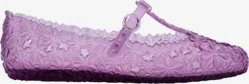 MELISSA Ballerina met riempjes 'Melissa Daphnis x Susan Fang' in Lila: voorkant