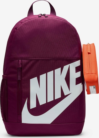 Nike Sportswear Backpack 'Elemental' in Red: front