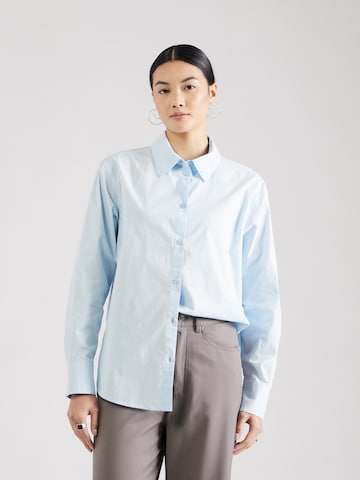 Monki Blouse in Blue: front