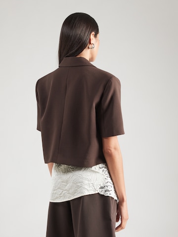 Noella - Blazer 'Leanne' em castanho