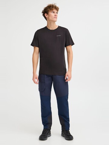 North Bend Functioneel shirt 'Adrian' in Zwart