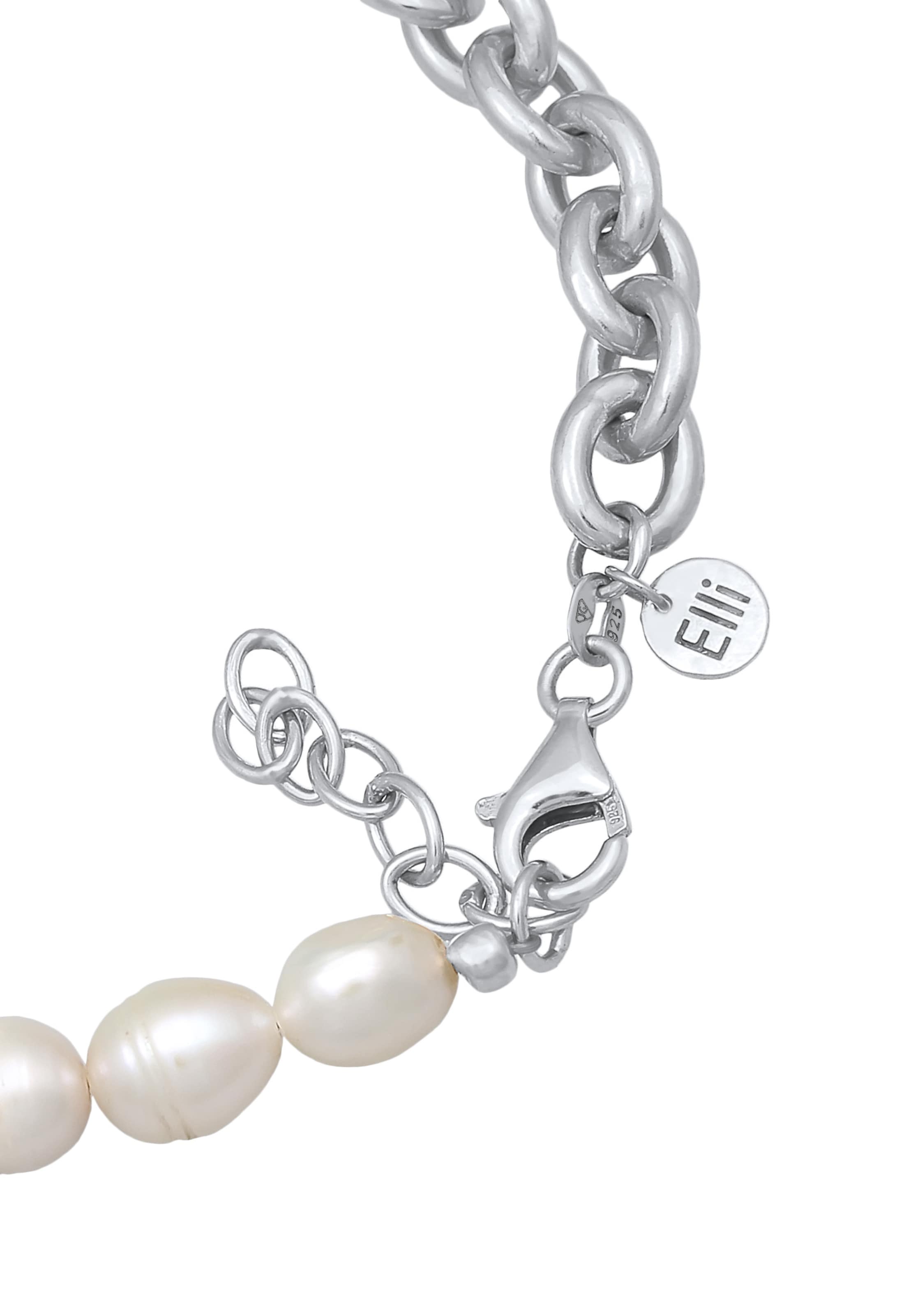 ELLI PREMIUM Fußschmuck in Weiß