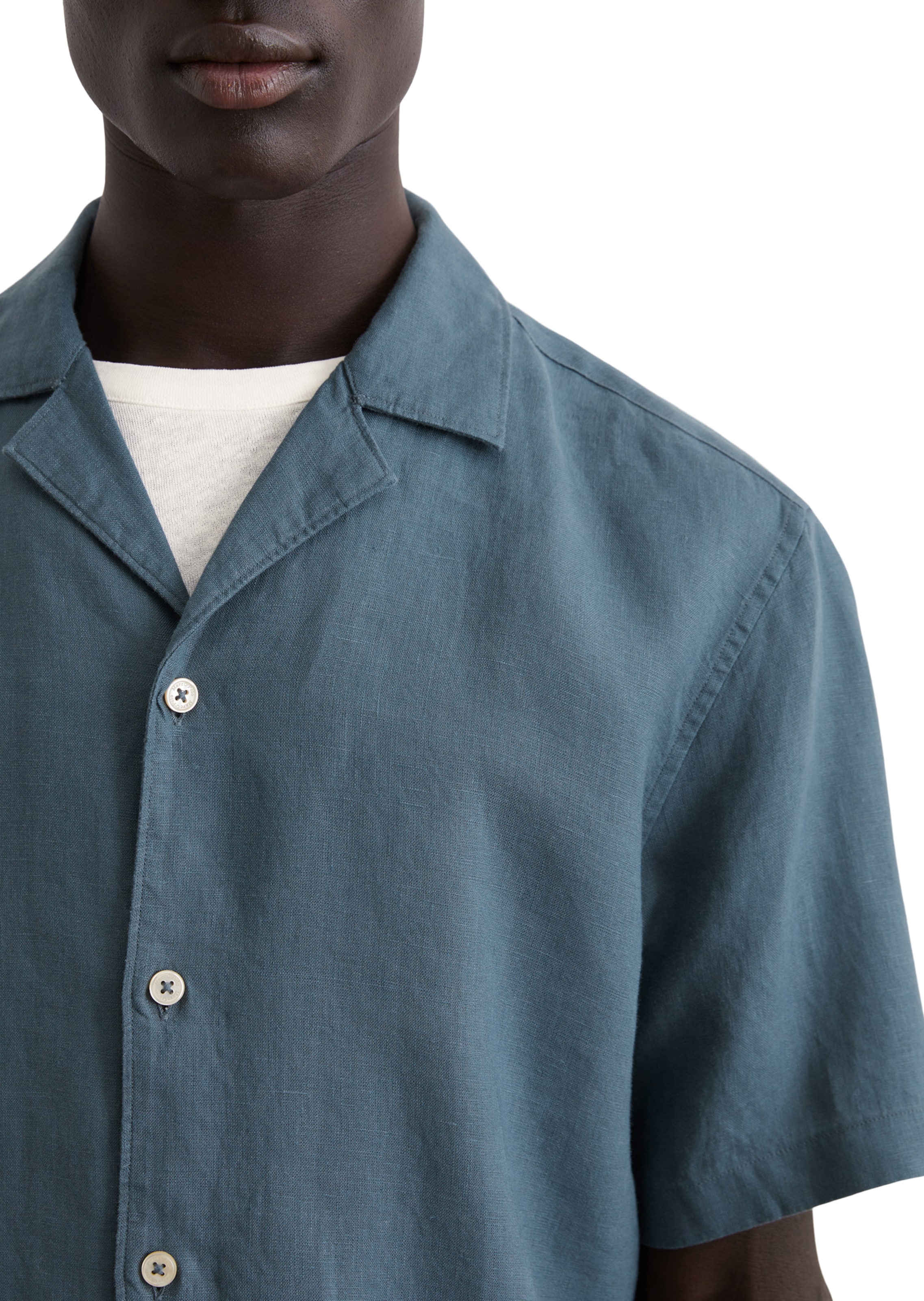 Marc O'Polo Regular fit Overhemd in Blauw