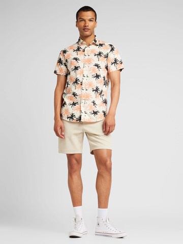 JACK & JONES Regular fit Srajca 'JORJOSHUA ARUBA' | črna barva