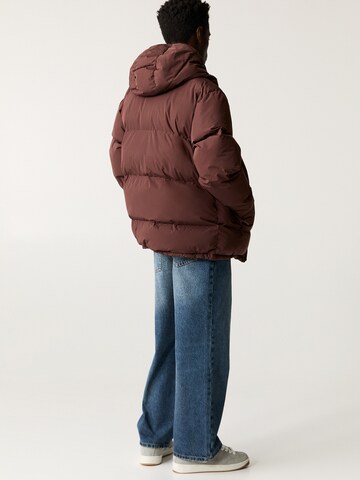 Pull&Bear Winter jacket in Red