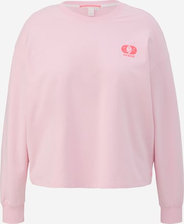 QS Sweatshirt in Pink: front