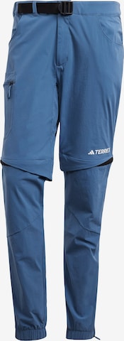 ADIDAS TERREX Outdoor Pants in Blue: front