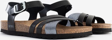 Bayton - Sandalias con hebilla 'Denia' en negro