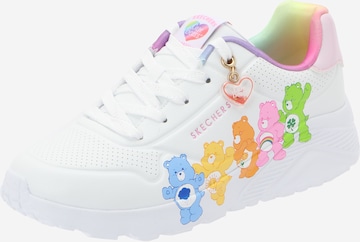 SKECHERS Tennarit 'UNO LITE - CARE BEARS BFFS' värissä valkoinen: etupuoli