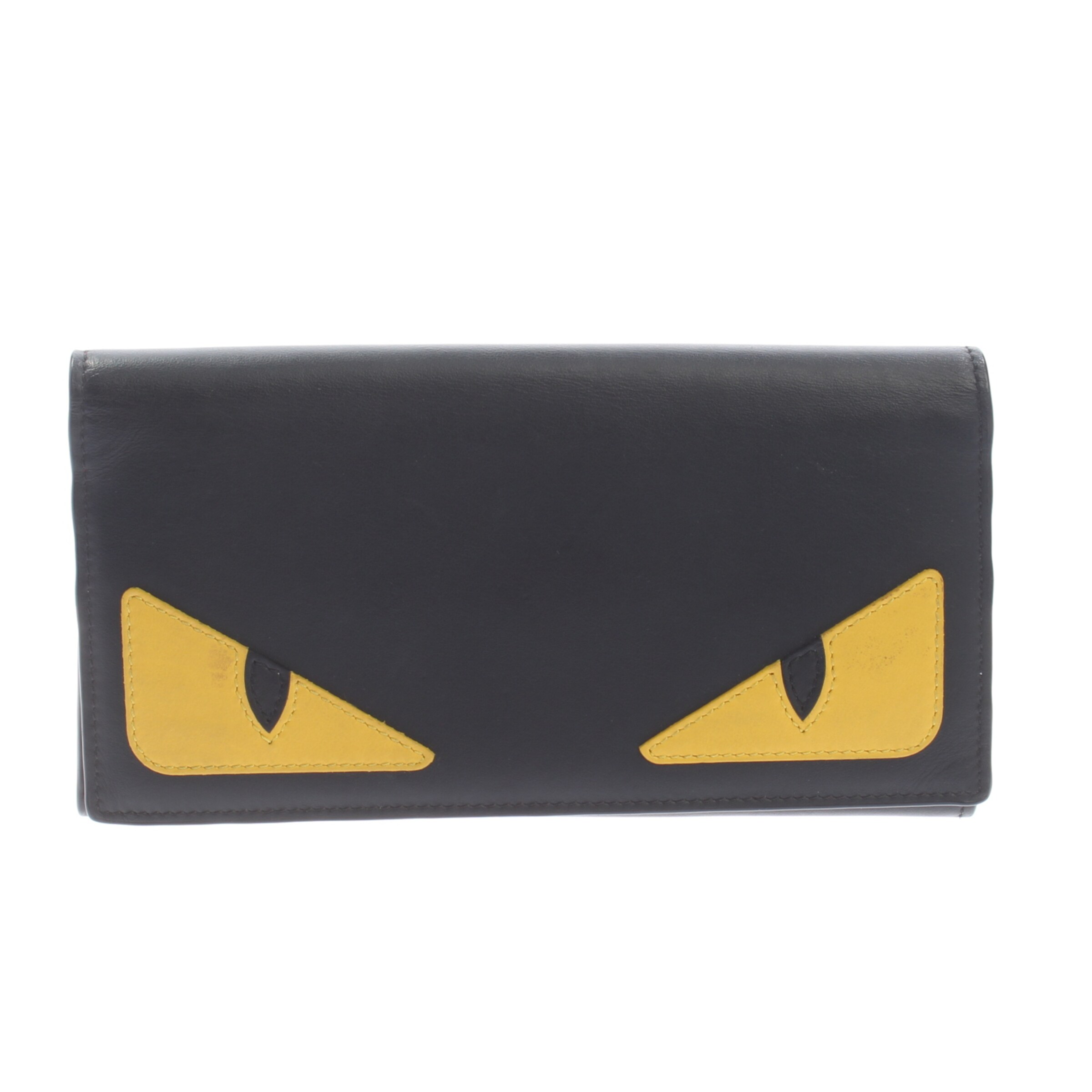 Fendi Small Leather Goods in One size in Yellow: front