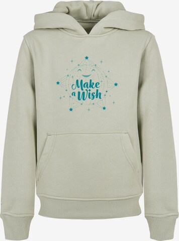 ABSOLUTE CULT Sweatshirt 'Wish - Make A Wish' in Grün: predná strana
