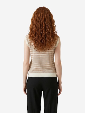 Liu Jo Sweater 'ECS CHIUSA TA6217 MS55N' in Beige