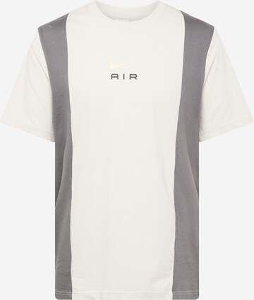 Nike Sportswear - Camisa 'AIR' em branco: frente