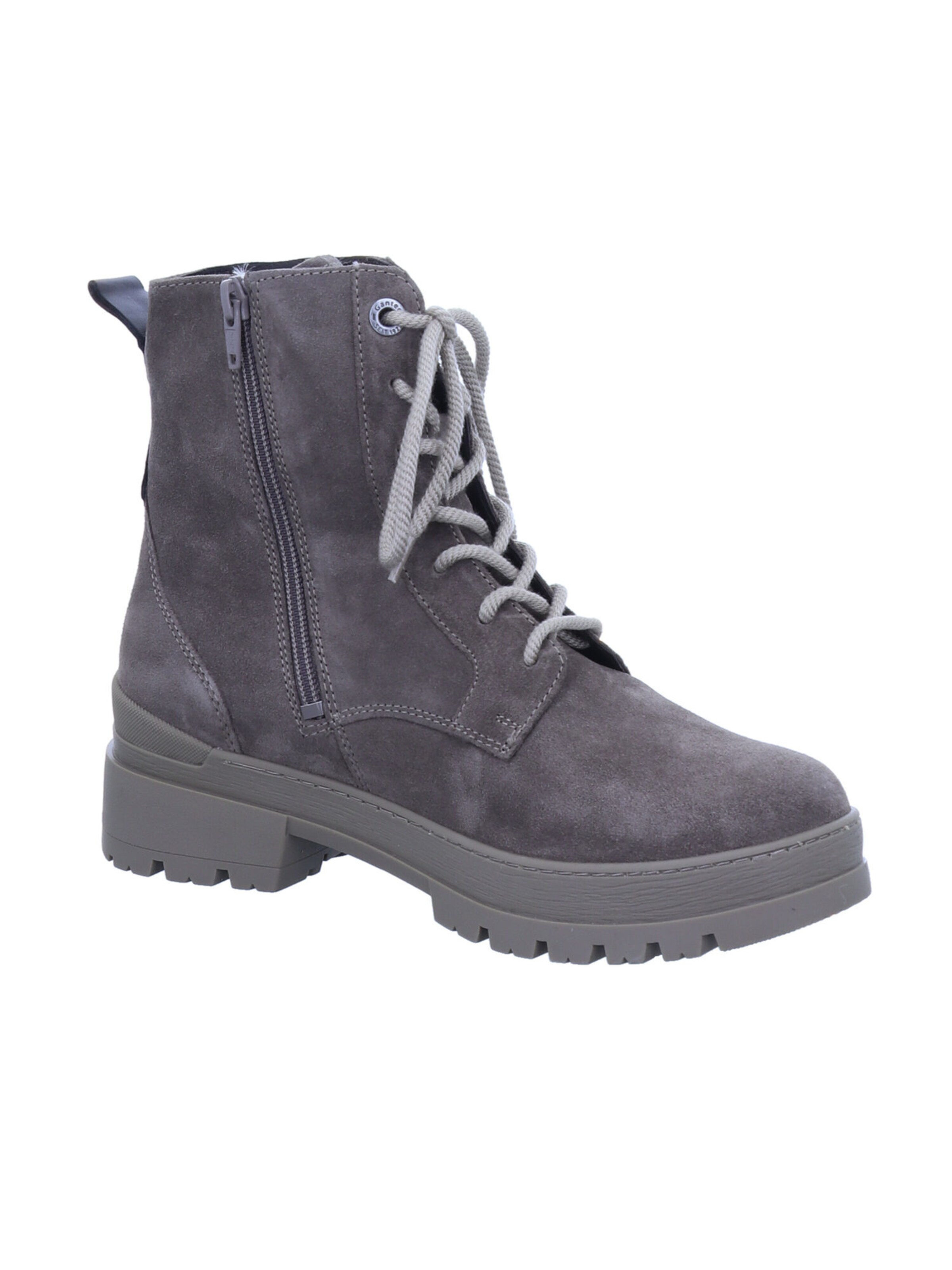 Ganter Lace-Up Ankle Boots 'Gela' in Grey
