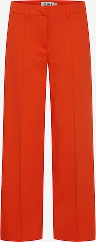 ICHI Pants in Orange: front