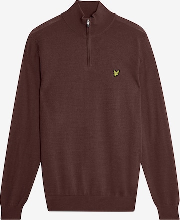Lyle & Scott Trui in Bruin: voorkant