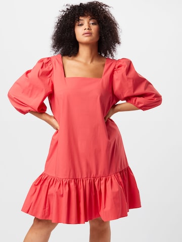 Robe GLAMOROUS CURVE en orange : devant