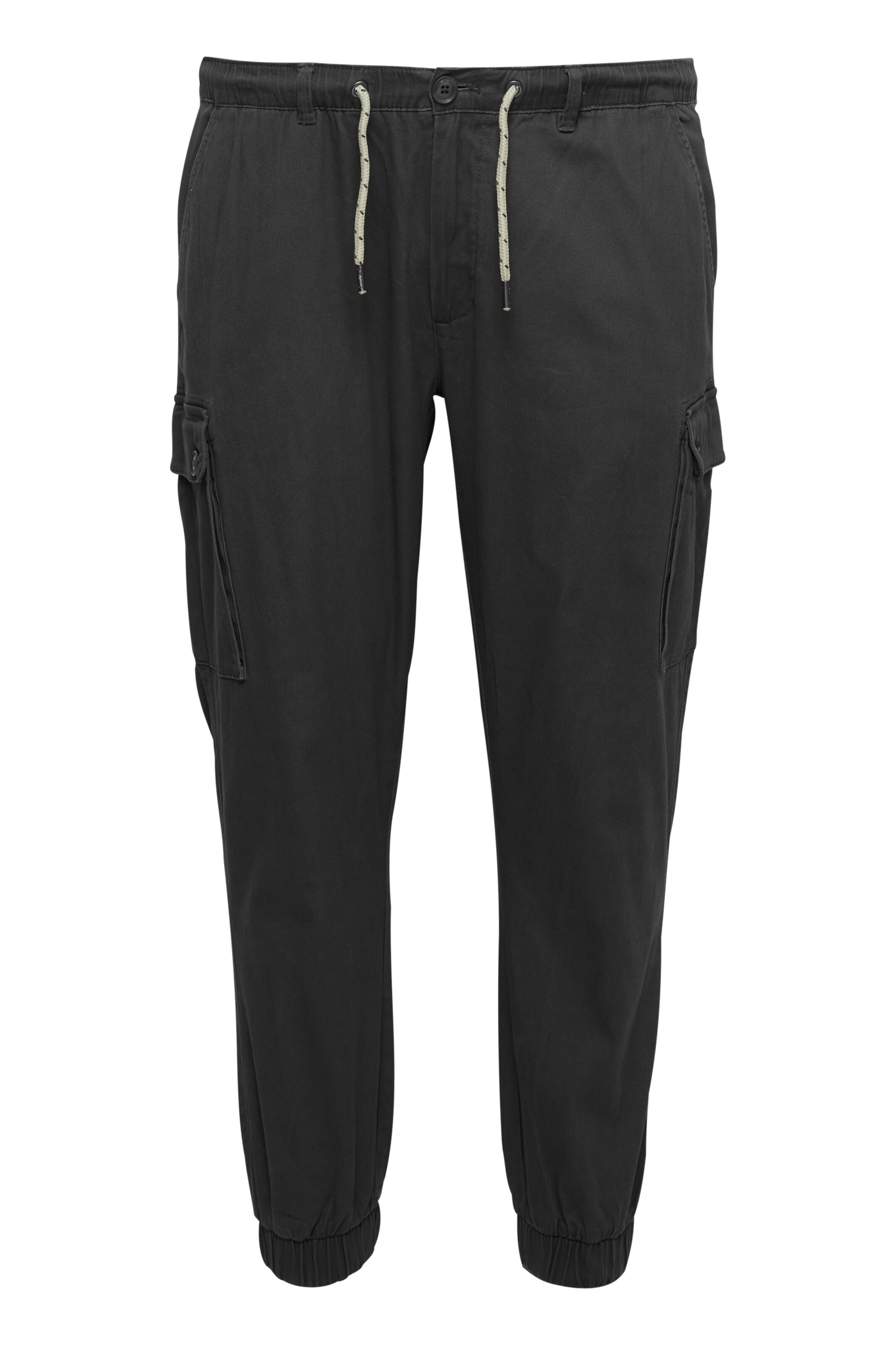 Tapered Pantaloni cargo di BLEND in nero: frontale