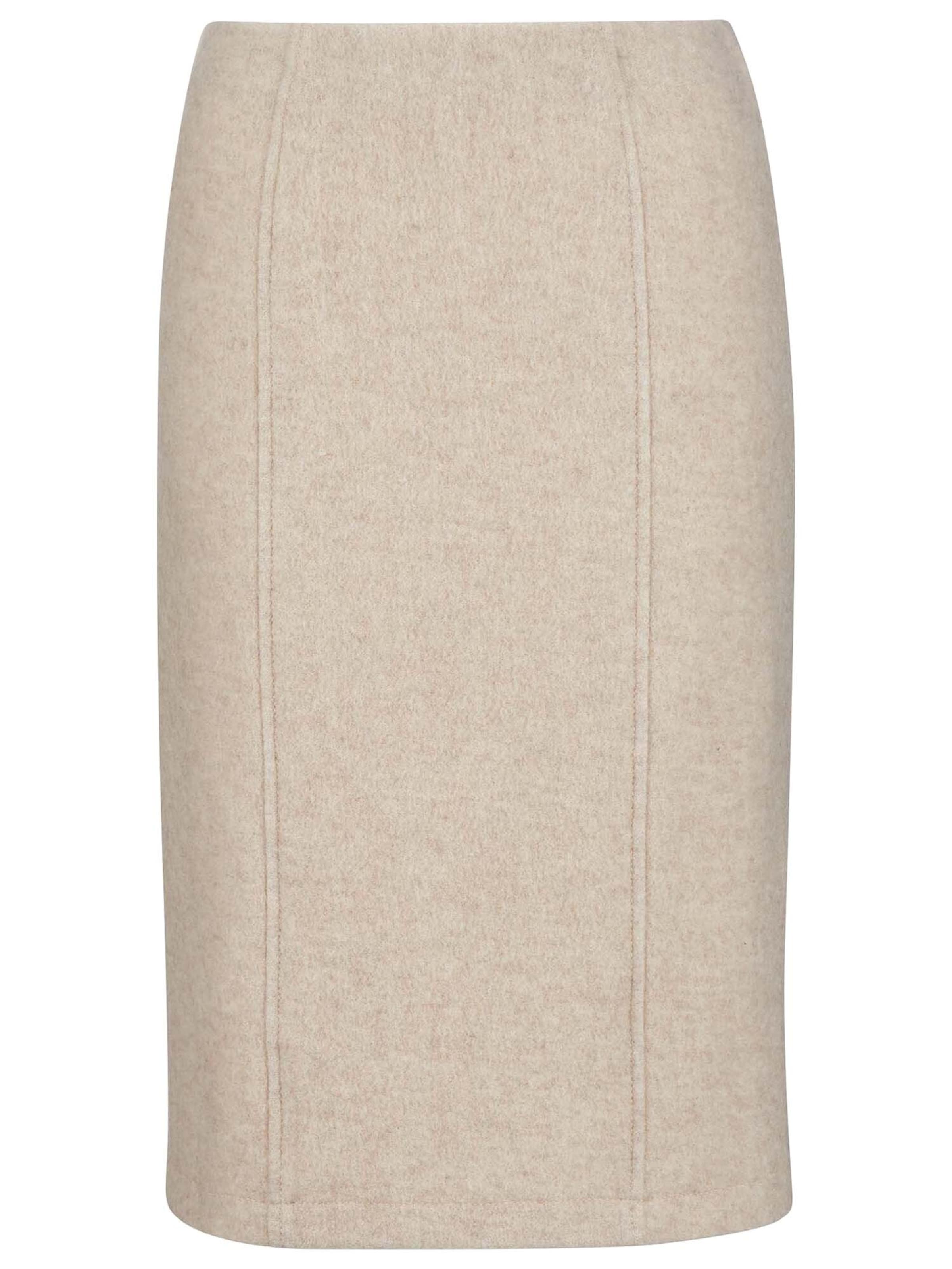 MADELEINE Rock in Beige: Vorderseite