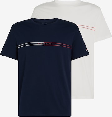 T-Shirt Tommy Jeans en bleu : devant