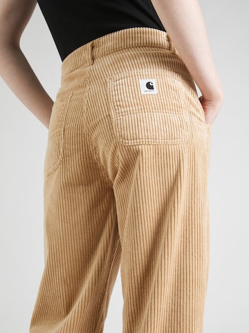 Carhartt WIP Normalny krój Spodnie w kolorze brązowy