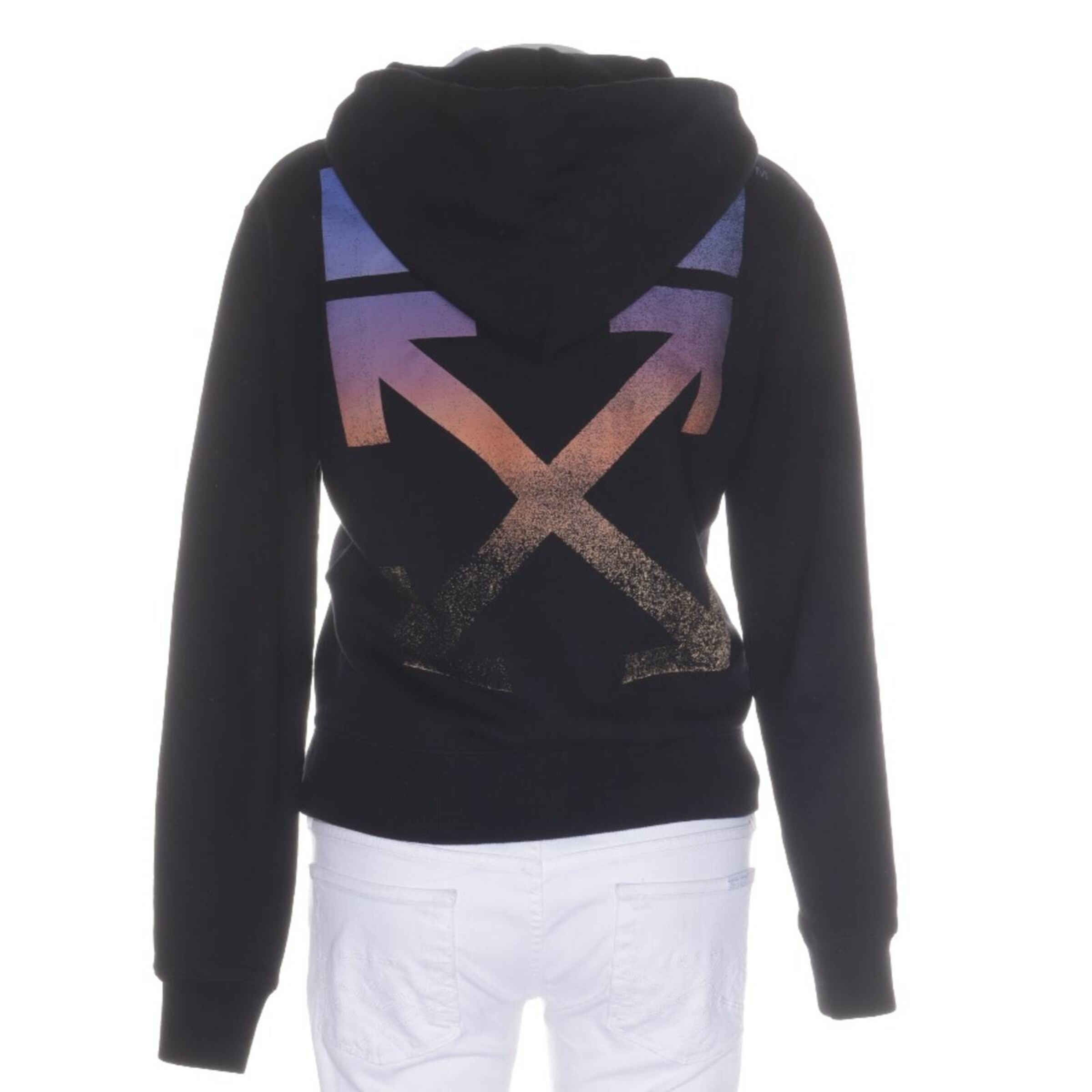 Off-White Sweatshirt / Sweatjacke XS in Schwarz