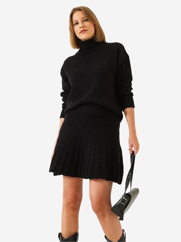 Bianco Lucci Kostuum in Zwart: voorkant