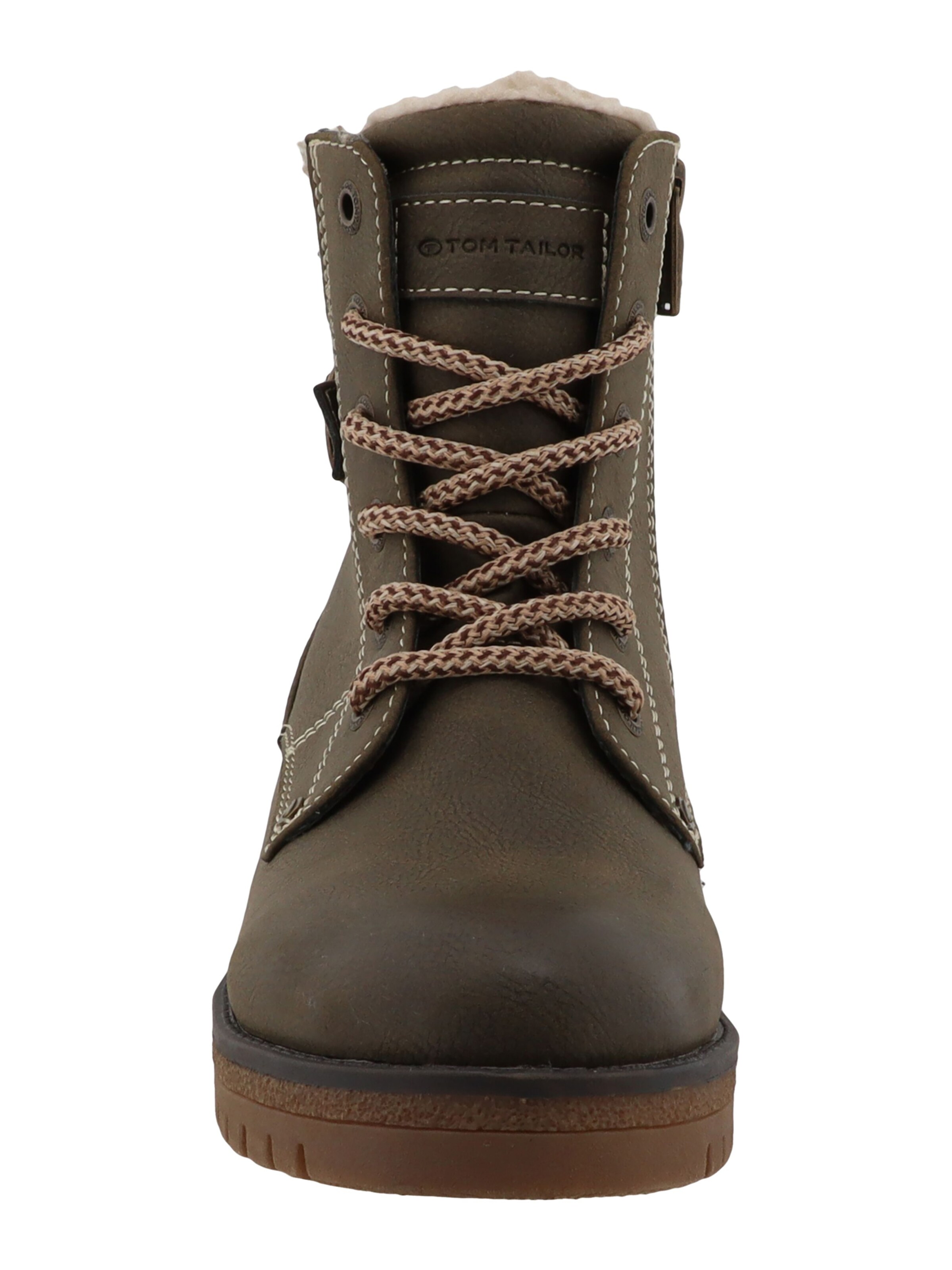 Bottines à lacets TOM TAILOR en vert