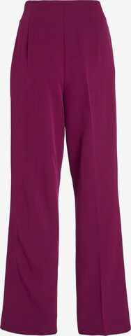 VILA Wide leg Pleat-Front Pants 'Angey' in Purple