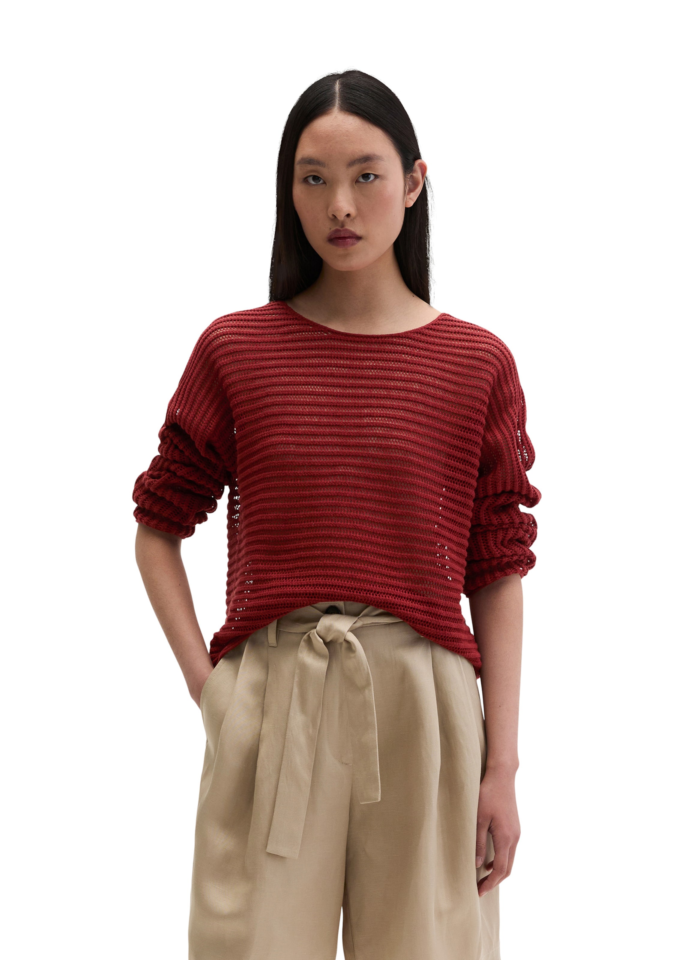 Marc O'Polo Sweater in Red: front