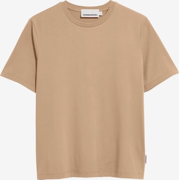 T-shirt 'Lualaa' ARMEDANGELS en marron : devant